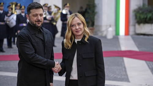 Zelensky est arrivé à Rome pour des pourparlers avec Meloni