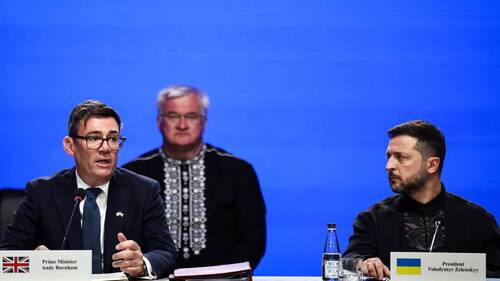 Les alliés européens affichent leur soutien à l'Ukraine