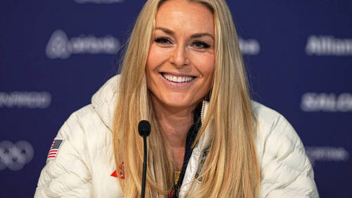 Ski alpin: Vonn sera en lice avec une attelle au genou