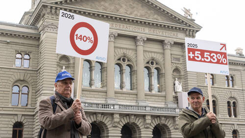 A Berne, l'AVIVO réclame un moratoire sur les primes maladie