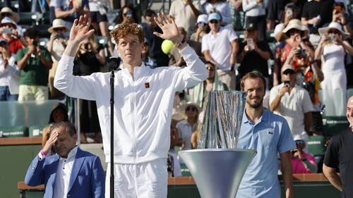 Sinner domine Medvedev pour un premier titre à Indian Wells