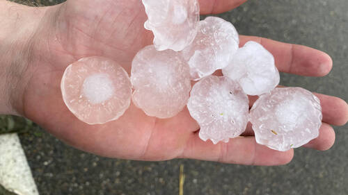 Orages et grêle frappent le nord-ouest de la Suisse