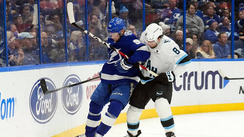 Le Lightning "blanchit" le Mammoth lundi en NHL