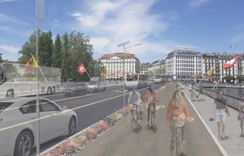 Projet «Trait d'Union», passerelle