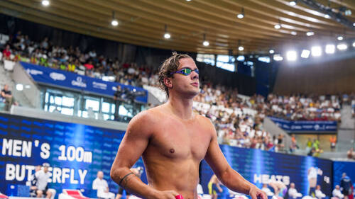 Ponti en finale du 100 m papillon et prêt pour une revanche