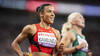 Ditaji Kambundji en finale du 100 m haies