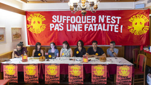 Manifestations à Genève et Lausanne contre l'inaction climatique