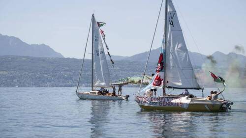 Une flotille pour Gaza sur le Léman