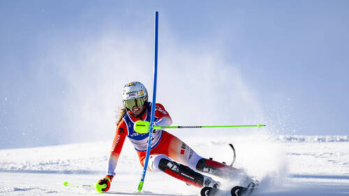 Slalom: Rast survole la 1re manche, Holdener 4e