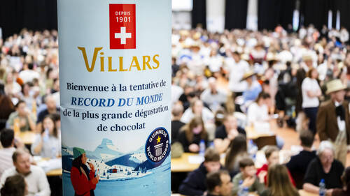 Record du monde de la dégustation de chocolat à Fribourg