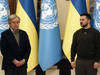 Ukraine: le chef de l'ONU dénonce à Kiev une vidéo d'exécution "choquante"