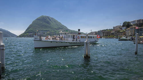 Régulation des eaux du lac de Lugano vers le lac Majeur et l'Italie
