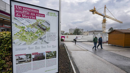 Le réaménagement du centre de Meyrin se joue dans les urnes