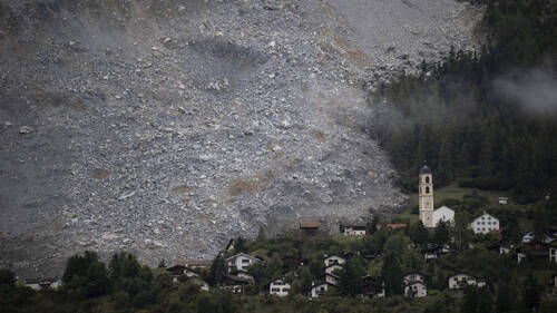 Des éboulements, mais pas de chutes de rochers à Brienz (GR)