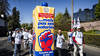 Des salariés français de Tetra Pak manifestent à Pully (VD)