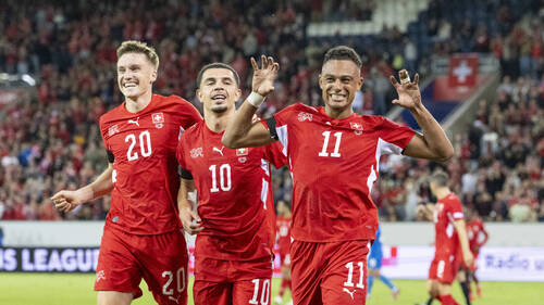 La Suisse conserve son invincibilité face à la Slovénie