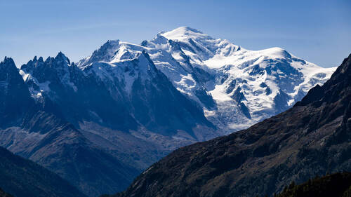Le mont Blanc mesuré à 4807,47 mètres, 1,88 m de plus qu'en 2023