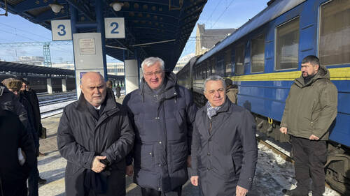 Ignazio Cassis s'est rendu en Ukraine pour des entretiens