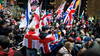 Manifestation à Londres pour soutenir un activiste d'extrême droite