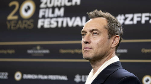 Le Festival du film de Zurich s'est ouvert en présence de Jude Law