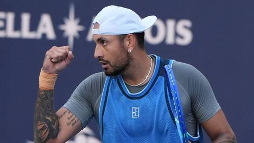 Kyrgios suspendu un mois pour usage de cocaïne