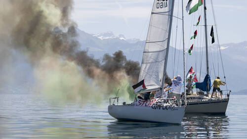 Une flottille pour Gaza en marge du G7 sur le Léman