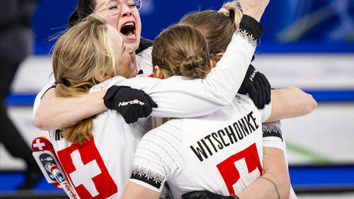 Curling: médaille assurée pour l'équipe de Suisse dames