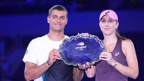 Bencic/Cobolli battus en finale du double mixte
