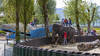 Fin proche des rondes à dos d'éléphant au zoo Knie de Rapperswil