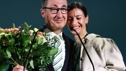 Les Verts devant Merz dans le Bade-Wurtemberg