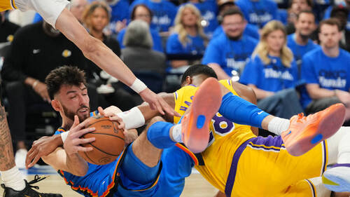 Le Thunder tranquille contre les Lakers, Detroit domine Cleveland