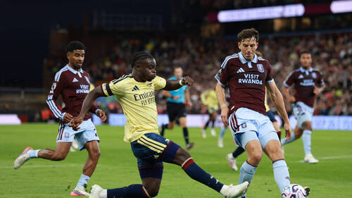 Arsenal s'impose 1-0 à Aston Villa, toujours privé de Manzambi