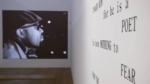 Une "fleur noire" au MCBA avec l'artiste afro-américain Ted Joans