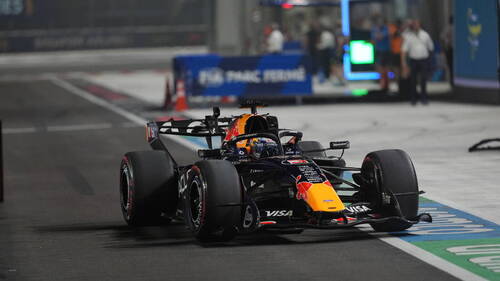 Max Verstappen en pole position
