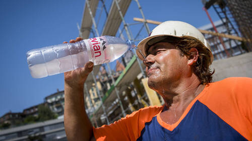 Canicule: Unia dénonce le non-respect des mesures sur les chantiers