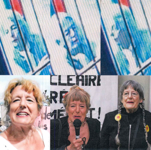 Images comparées des caméras de surveillance de la galerie et d'Anne-Cécile Reimann. (Images: pièces à la procédure)