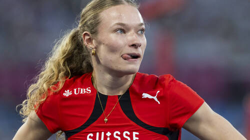 Fabienne Hoenke au pied du podium sur 200 m