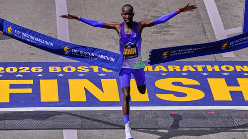 Korir et Lokedi vainqueurs du marathon de Boston, comme en 2025