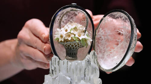 L'Oeuf d'Hiver Fabergé aux enchères à Londres