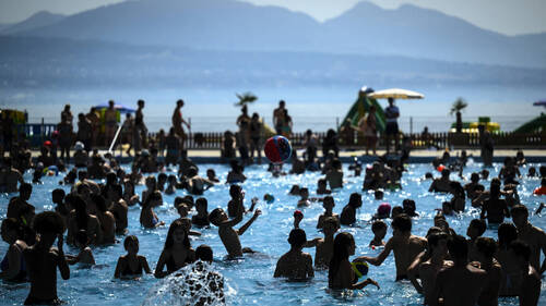 Fréquentation historique des piscines suisses cet été