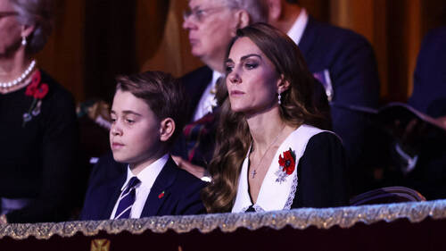 Royaume-Uni: le prince George à une soirée de commémoration