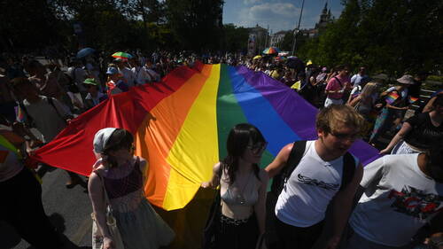 A Budapest, première Pride de l'après Orban, sous la canicule