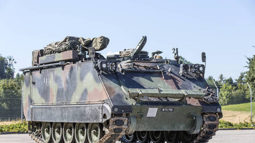 Une partie de la flotte des chars M113 à nouveau opérationnels