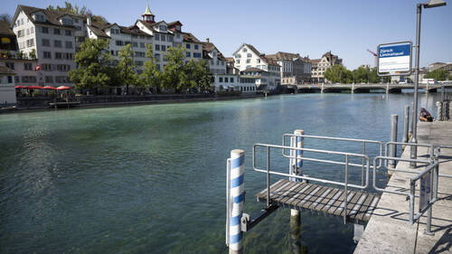 Les eaux du lac de Zurich au plus bas depuis 1952, trafic entravé