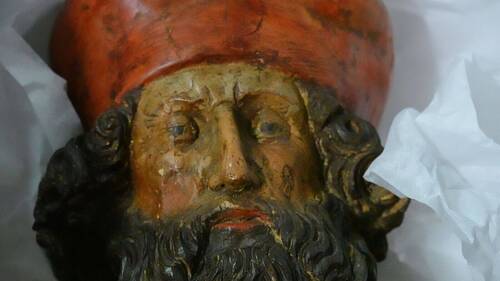 Baltschieder: le Musée alpin de Berne restitue la statue d'un saint