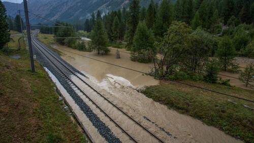 Un glissement de terrain interrompt la ligne de l'Albula (GR)
