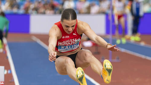 Heptathlon: Kälin recule au 4e rang après le javelot