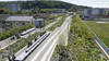 Tronçon autoroutier recouvert par un parc à Zurich-Schwamendingen