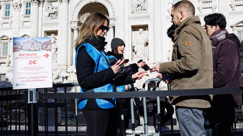 A Rome, l'accès à l'iconique fontaine de Trevi devient payant