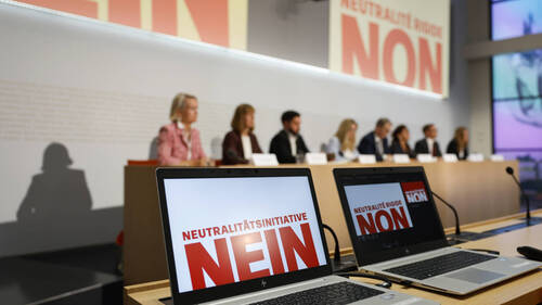 Tous les partis sauf l'UDC rejettent l'initiative sur la neutralité